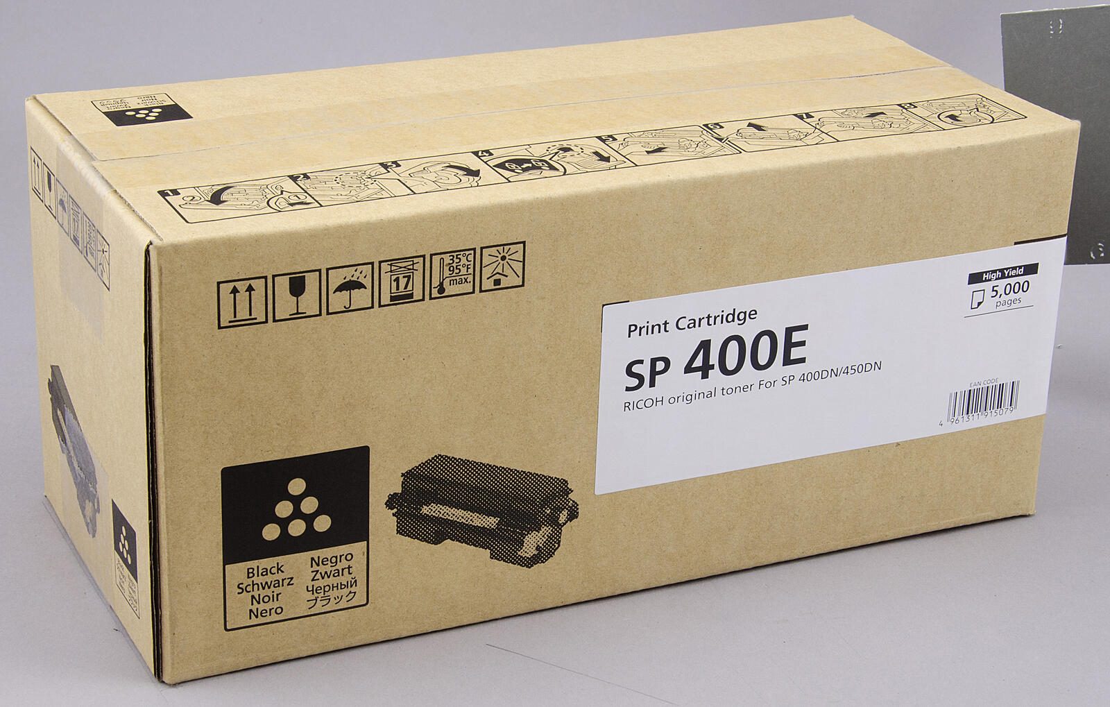 Ricoh Original Type SP 400DN Toner schwarz bis zu 5.000 Seiten (408061) für SP400DN/450DN Ricoh Original Type SP 400DN Toner schwarz bis zu 5.000 Seiten (408061) für SP400DN/450DN